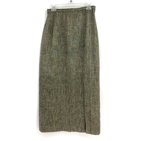 Benetton Pleated Academia Maxi Skirt SZ 2